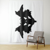 Rorschach Inkblot Wandkleed (In situ)