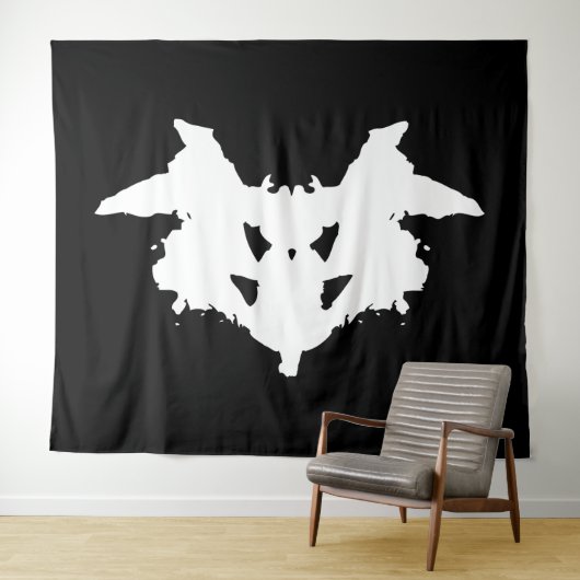 Rorschach Inkblot Wandkleed (In Situ (horizontaal))