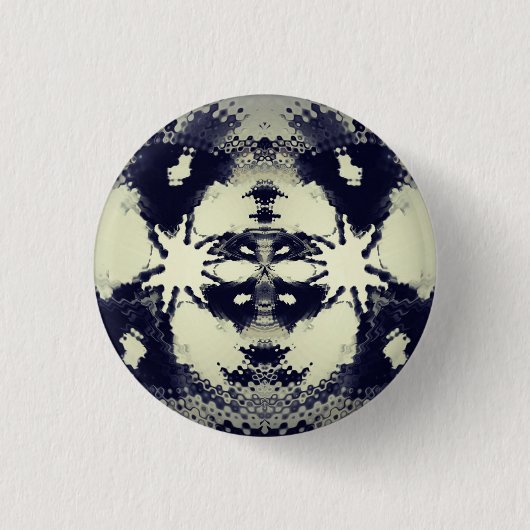 "Rorschach" Inversie door Mzeroxx69 Ronde Button 3,2 Cm (Voorkant)