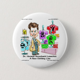 Rorschach Merk Grappige Cadeaus, T-shirts Mokken & Ronde Button 5,7 Cm