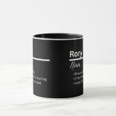 Rory Boy Name Definition Personalized Mug Mok (Midden)