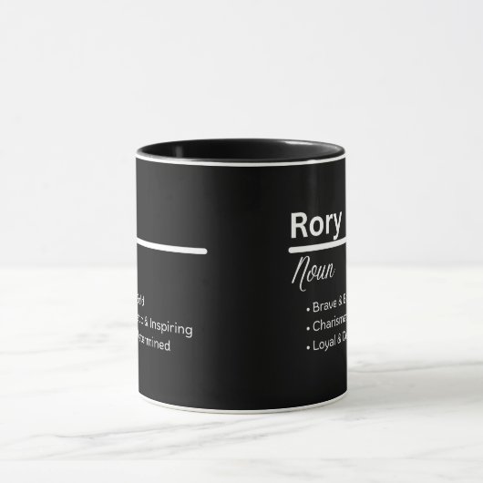 Rory Boy Name Definition Personalized Mug Mok (Midden)