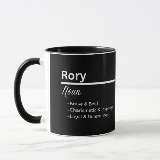 Rory Boy Name Definition Personalized Mug Mok (Links)