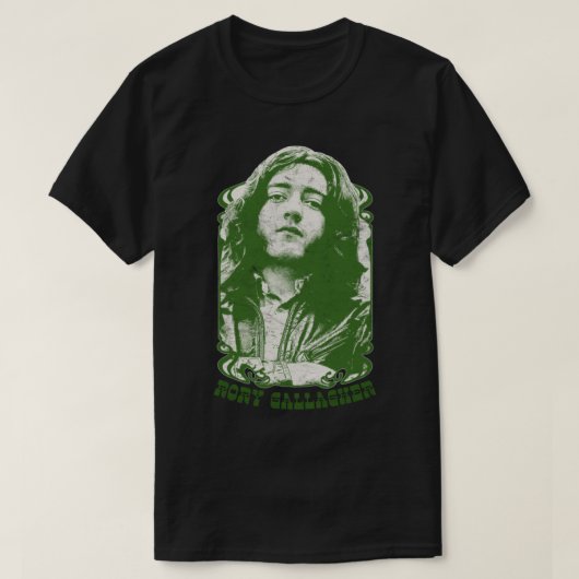 Rory Gallagher Look Fanart Design2 T-shirt (Design voorkant)