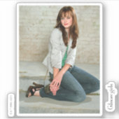 Rory Gilmore Portrait Sticker (Voorkant)