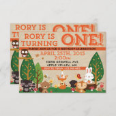 Rory Premier Invitation d'anniversaire (Devant / Derrière)