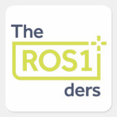 ROS1der Square Stickers Design #1 (Voorkant)