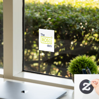 ROS1ders het Ontwerp van de het Venster van het Ko Raamsticker