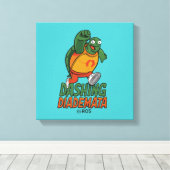 ROS 2 Dashing Diademata Canvas Afdruk (Insitu (Houten vloer))