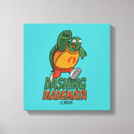 ROS 2 Dashing Diademata Canvas Afdruk