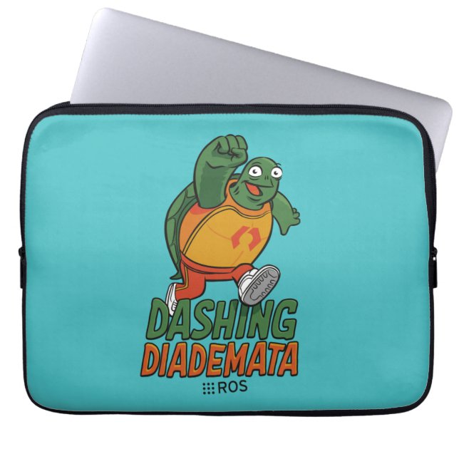 ROS 2 Dashing Diademata Laptop Sleeve (Voorkant)