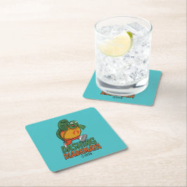 ROS 2 Dashing Diademata Vierkante Kartonnen Onderzetter