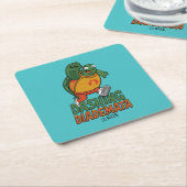 ROS 2 Dashing Diademata Vierkante Kartonnen Onderzetter (Schuin)