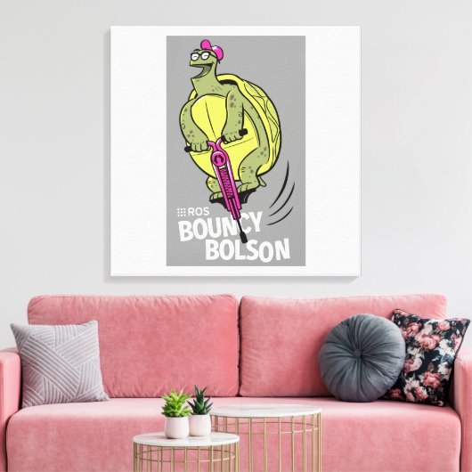 ROS Bouncy Bolson op gewikkeld canvas (Insitu (Woonkamer))