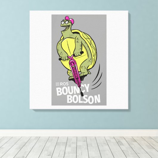 ROS Bouncy Bolson sur toile enrobée (Insitu (Plancher de Bois))