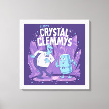 ROS Crystal Clemys op gewikkeld canvas