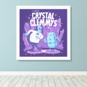 ROS Crystal Clemys op gewikkeld canvas Afdruk (Insitu (Houten vloer))