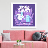 ROS Crystal Clemys op gewikkeld canvas Afdruk (Insitu (Woonkamer))