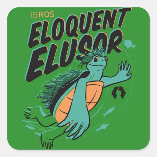 ROS Eloquent Elusor Vierkante Sticker (Voorkant)