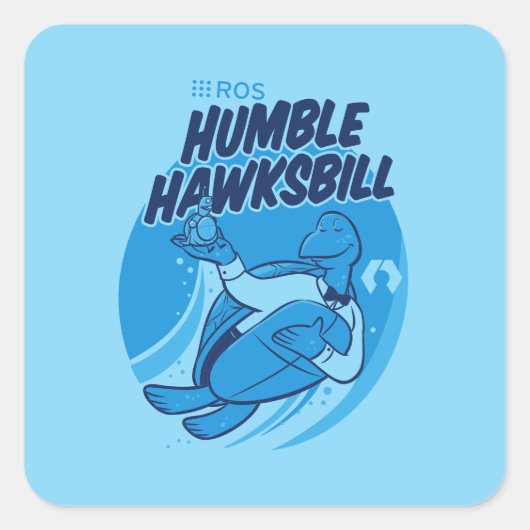 ROS Humble Hawksbill Release Sticker (Voorkant)