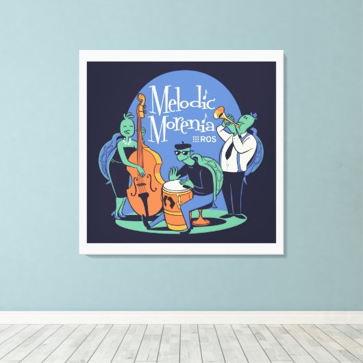 ROS Melodic Morenia Release op gewikkeld canvas (Insitu (Houten vloer))