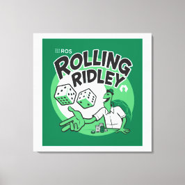 ROS Rolling Ridley Release Poster op Canvas Afdruk