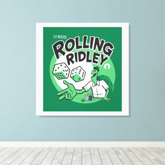 ROS Rolling Ridley Release Poster op Canvas Afdruk (Insitu (Houten vloer))