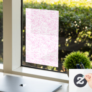 Rosa Abstracte Office Map Mappen Set Raamsticker