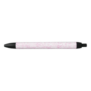 Rosa Abstracte Office Map Mappen Set Zwarte Inkt Pen