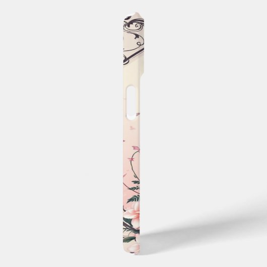 Rosa Belle Case-Mate iPhone Case (Achterkant / Rechts)