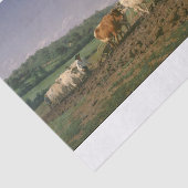 Rosa Bonheur | Ploughing in Nevers Tissuepapier (Detail)