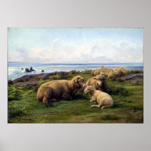 Rosa Bonheur Sheep van het Zee Poster (Voorkant)
