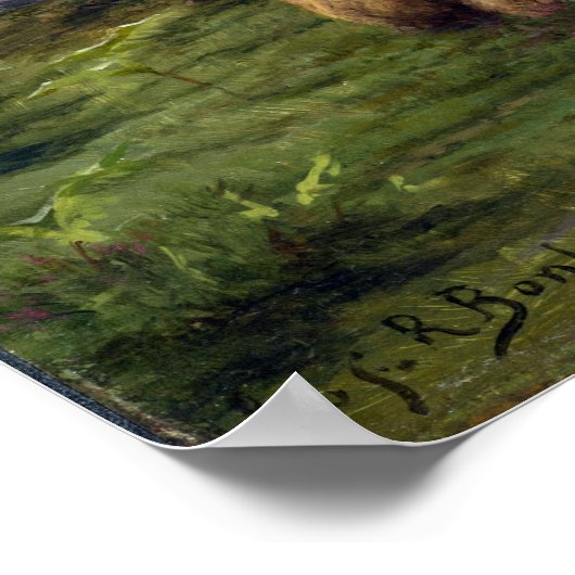 Rosa Bonheur Sheep van het Zee Poster (Hoek)