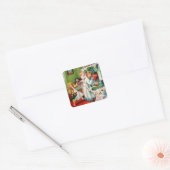 Rosa C. Petherick: Kerstochtend Vierkante Sticker (Envelop)