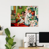 Rosa C. Petherick: Kerstwinkelen Poster (Thuiskantoor)