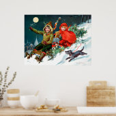 Rosa C. Petherick: Kerstwinkelen Poster (Keuken)