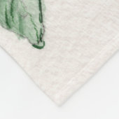 Rosa Centifolia Foliacea Jetée de couverture (Coin)