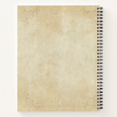 Rosa Centifolia Notitieboek - Chic Floral Gift (Achterkant)