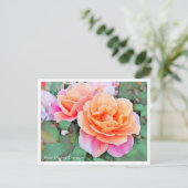 Rosa Distant Drums Briefkaart (Staand voorkant)