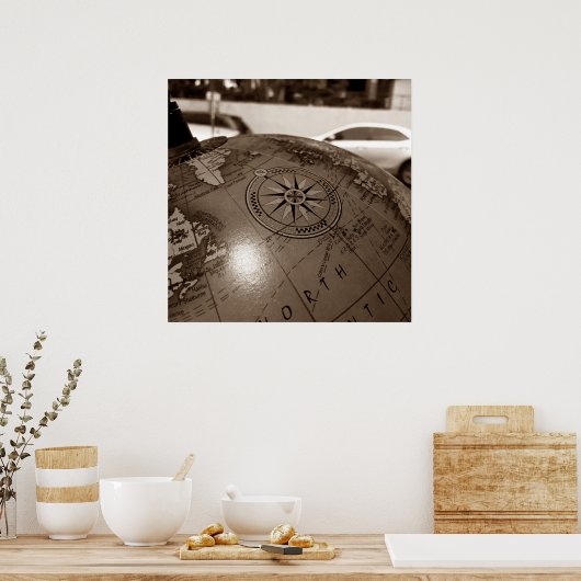 rosa dos ventos poster (Keuken)