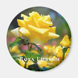 Rosa Emblem Magneet