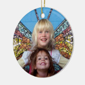 Rosa en Eliza sierent KP Keramisch Ornament (Links)