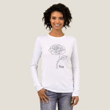Rosa Enkel Regel Roze T-shirt
