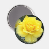 Rosa Friesia:Round Magnet (Recto/Verso)