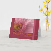 Rosa Gerbera ・ Invitation au mariage (Fleur jaune)