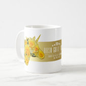 Rosa Gold Bunny Koffiemok (Voorkant links)