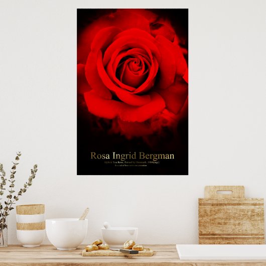 Rosa Ingrid Bergman : Poster (Cuisine)