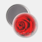Rosa Kardinal Magneet (Voorkant / Achterkant)