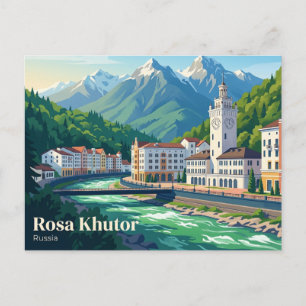 Rosa Khutor Alpinesportresort Rusland Briefkaart