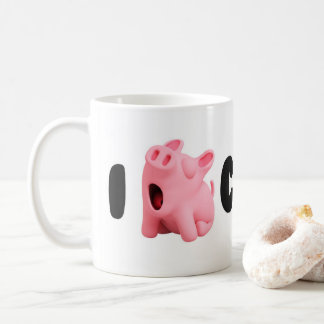 Rosa le Pig I Rosa Lazy Coffee Mug